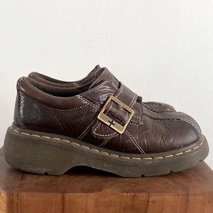 Dr Martens monk strap loafer